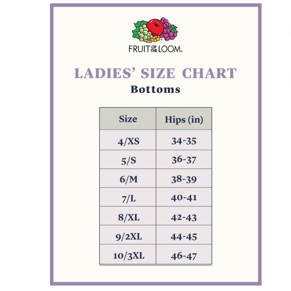 Fruit of the Loom Women's 9 Pack Heather Bikinis Size 9/2X - Picture 4 of 9